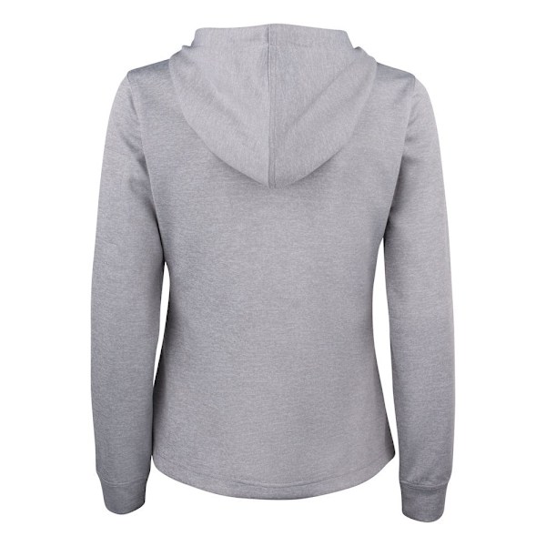 Clique Dam/Dam Basic Active Hoodie med Hel Dragkedja XS Gråmelerad Grey Melange XS