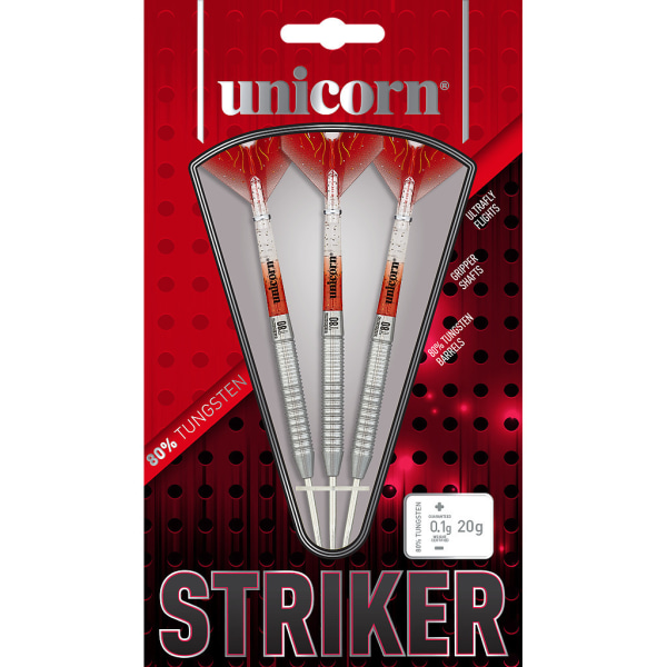 Unicorn Striker Tungsten Dart Set 21g Röd/Vit Red/White 21g