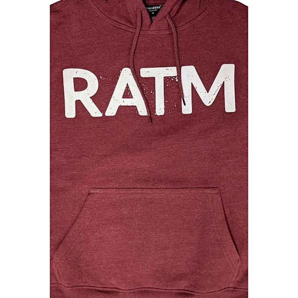 Rage Against the Machine Unisex Vuxen Battle 99 Ryggtryck Huva Maroon M