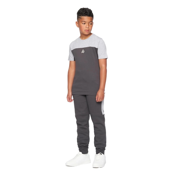 Kings Will Dream Boys Merton T-shirt 13-14 år Asfalt/Grå M Asphalt/Grey Marl 13-14 Years