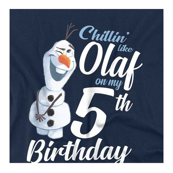 Frost Barn/Barn Chillin Like Olaf 5-årsdag Tröja Navy 12-13 Years