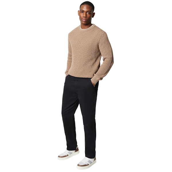 Maine Premium Chino-byxor för män 32R Svart Black 32R