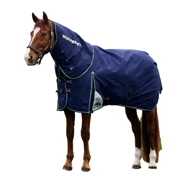 Weatherbeeta Comfitec Plus Dynamic High-Neck 220g Hästtäcke Navy/Forest Green 5´ 9