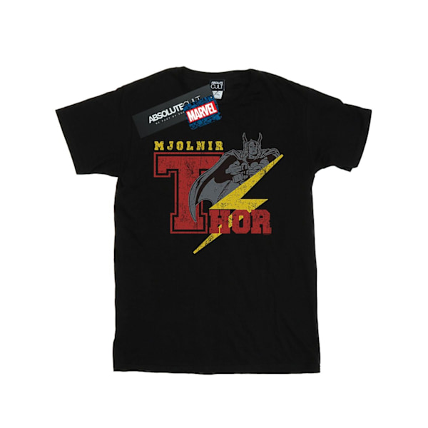 Marvel Boys Thor Mjolnir T-shirt 7-8 år Svart Black 7-8 Years