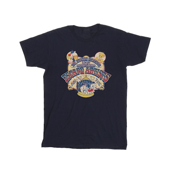 Looney Tunes Girls Escape Artists Bomull T-shirt 12-13 år Marinblå Navy Blue 12-13 Years