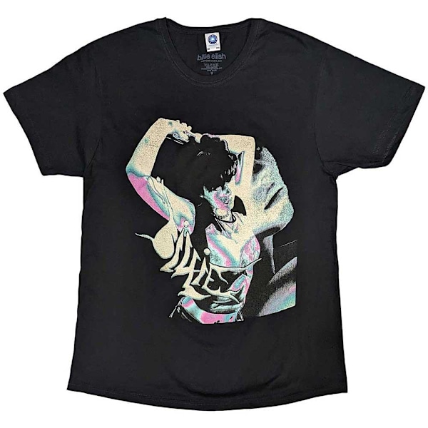 Billie Eilish Unisex Vuxen Porträtt T-shirt XL Charcoal Grey Charcoal Grey XL