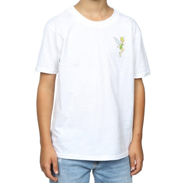 Disney Boys Tinkerbell Chest T-Shirt 5-6 år Vit White 5-6 Years