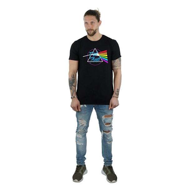 Pink Floyd Neon Darkside T-shirt L Svart Black L