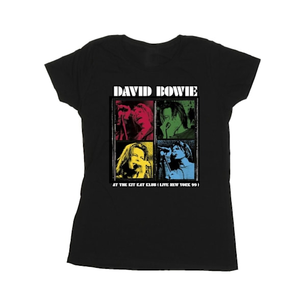 David Bowie Dam/Kvinnor På Kit Kat Club Pop Art Bomull T-Shirt Black XXL