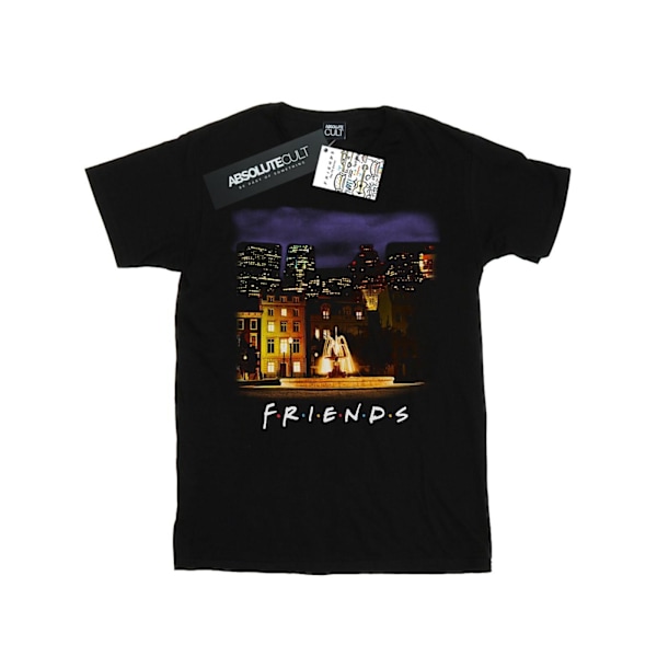 Friends Girls Nightime Fountain Bomull T-shirt 9-11 år Svart Black 9-11 Years