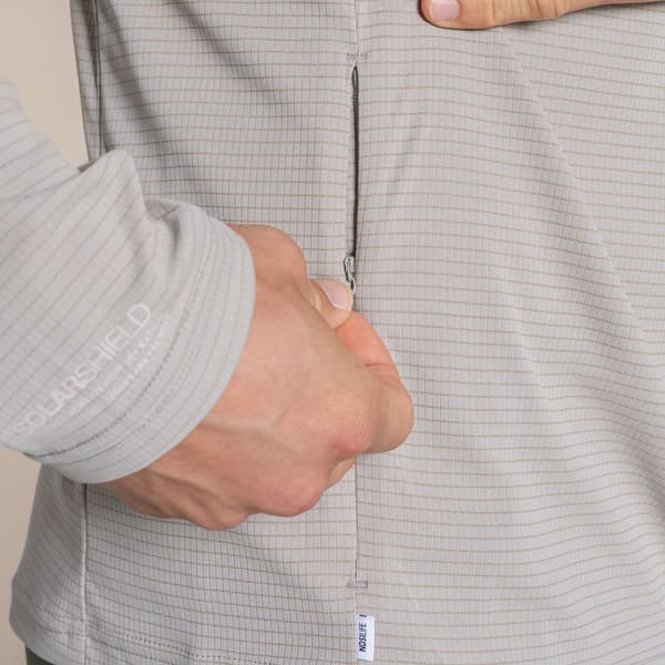 Craghoppers Herr Nosilife Half Zip Tröja L Pergament Parchment L