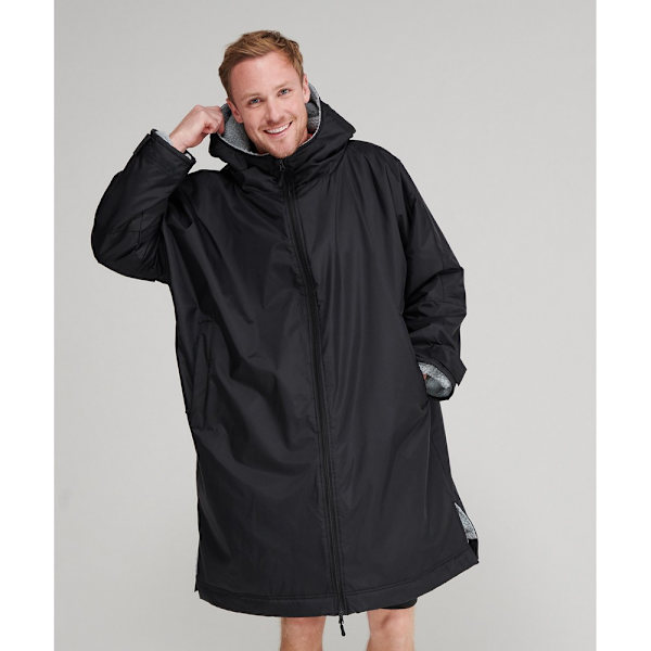 Finden & Hales Unisex Vuxen Regnrock En Storlek Svart Black One Size