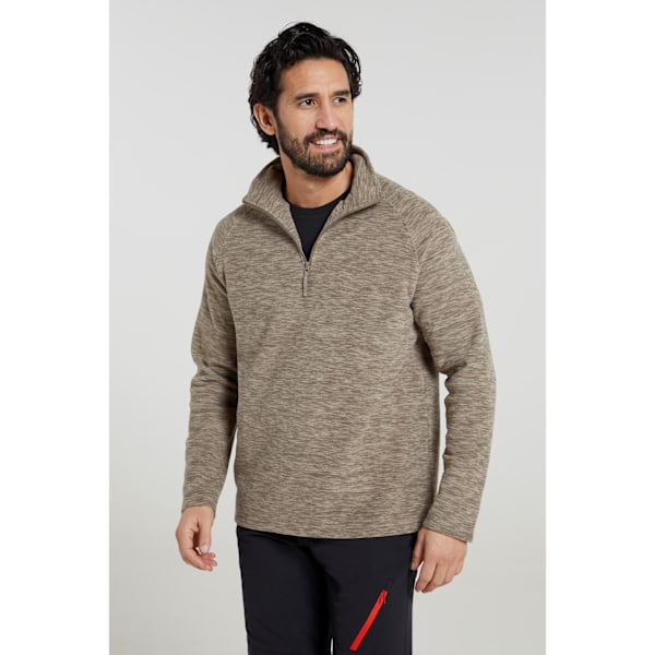 Mountain Warehouse Herr Snowdon II Fleece Top 4XL Grön Green 4XL