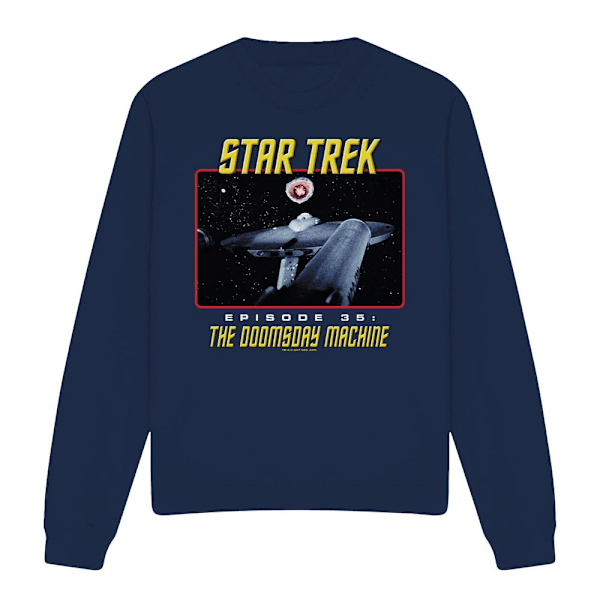 Star Trek Unisex Vuxen The Doomsday Machine Sweatshirt M Marinblå Navy M