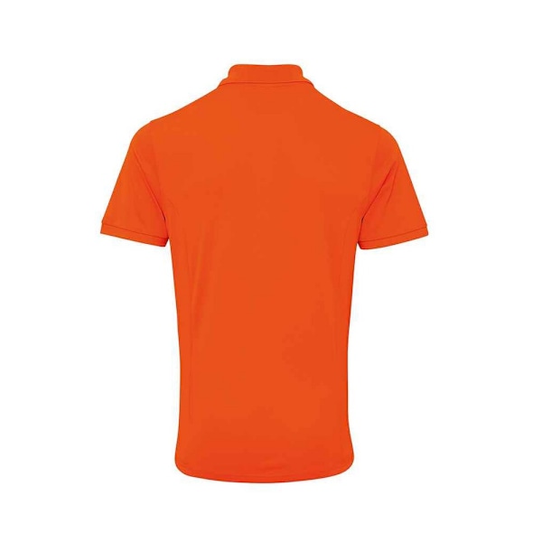 Premier Mens Coolchecker Plus Piqu Polo Shirt L Orange Orange L