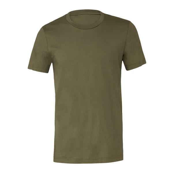 Bella + Canvas Vuxna unisex T-shirt med rund hals XXL Military Gre Military Green XXL
