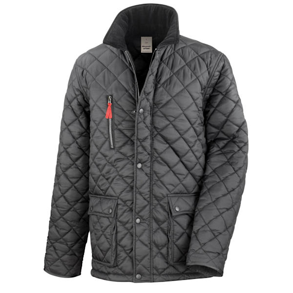 Result Urban Mens Cheltenham Padded Jacket XS Svart Black XS