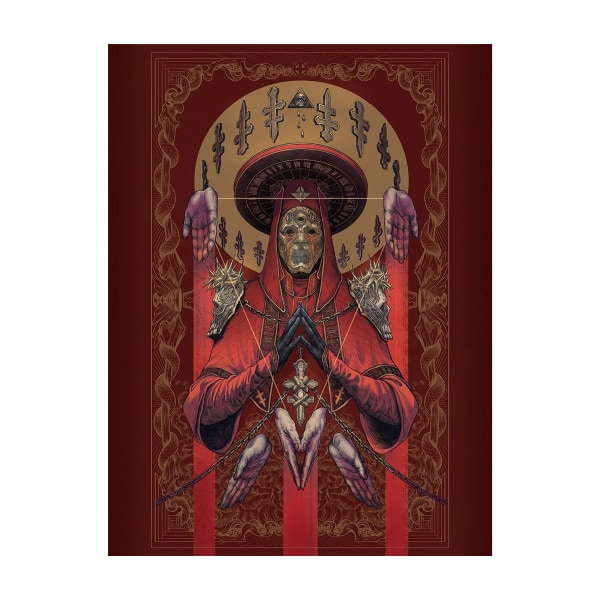 Rebel Moon Protector Of The Faith Print 40cm x 30cm Röd/ Red/Gold 40cm x 30cm