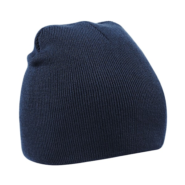 Beechfield Basic Knitted Winter Beanie Hat One Size French Navy French Navy One Size