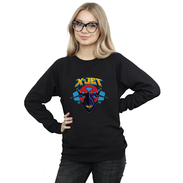 Marvel Dam/Kvinnor X-Men X-Jet Sweatshirt L Svart Black L