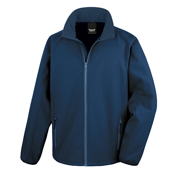 Result Core Herr Printable Soft Shell Jacka 4XL Marinblå Navy 4XL
