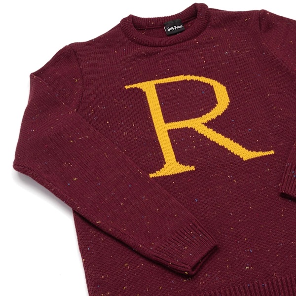 Harry Potter Herr Ron Weasley R Stickad Jultröja XXL Röd Red/Yellow XXL
