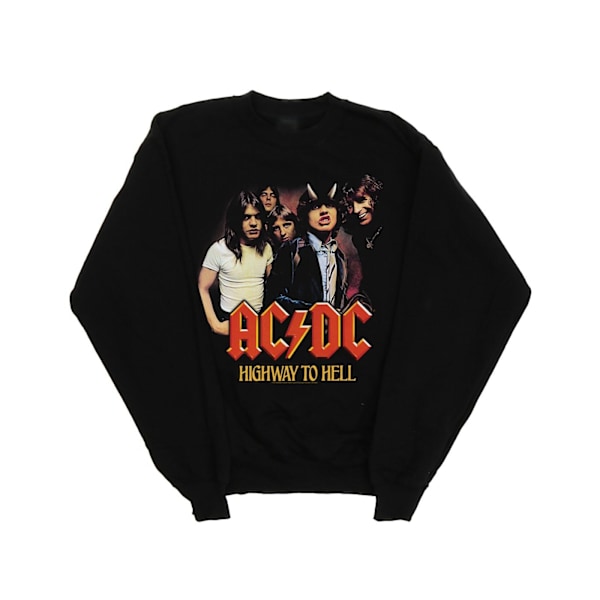 ACDC Boys Highway To Hell Group Sweatshirt 3-4 år Svart Black 3-4 Years