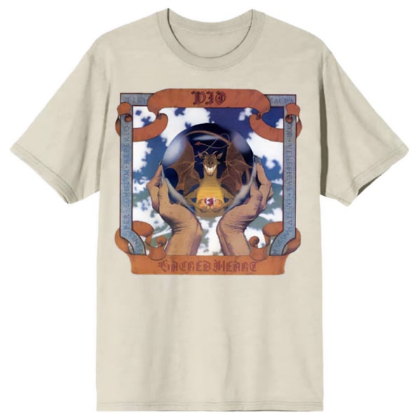 Dio Unisex Sacred Heart T-shirt S Natural Natural S