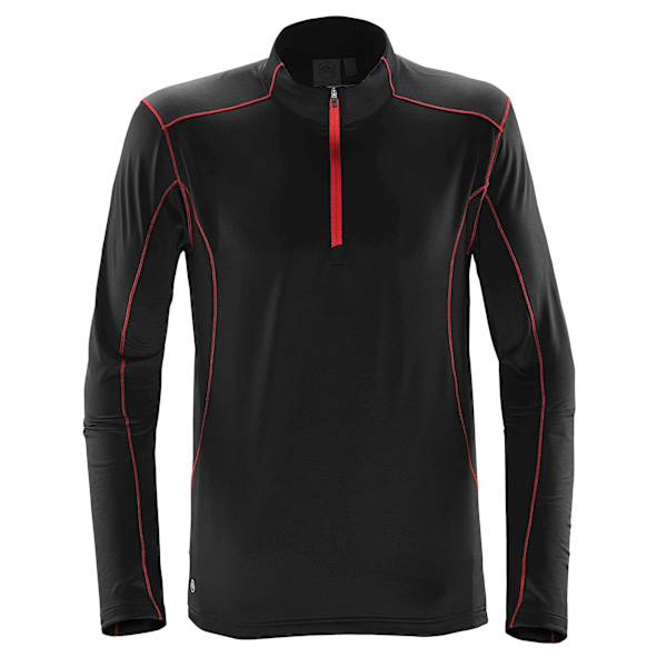 Stormtech Mens Pulse Fleece Pullover M Svart/Röd Black/Red M