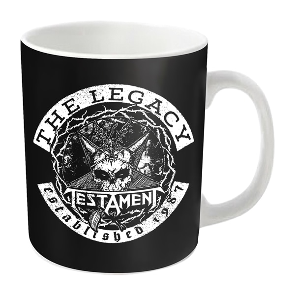 Testament The Legacy Mug En Storlek Svart/Vit Black/White One Size