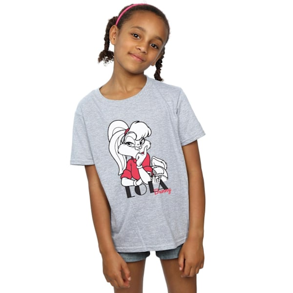 Looney Tunes Girls Lola Bunny Bomull T-shirt 9-11 År Sport Sports Grey 9-11 Years