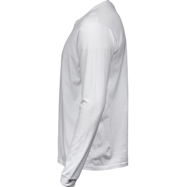 Tee Jays Herr Soft Long-Sleeved T-Shirt S Vit White S