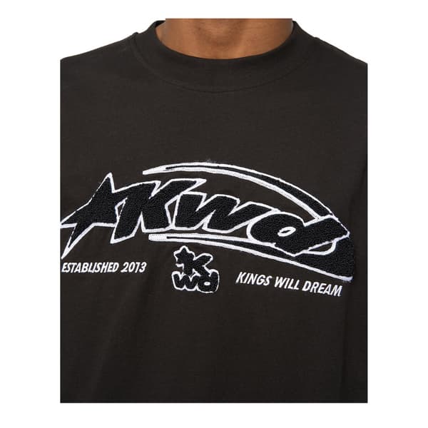 Kings Will Dream Herr Dashed T-shirt S Svart Black S
