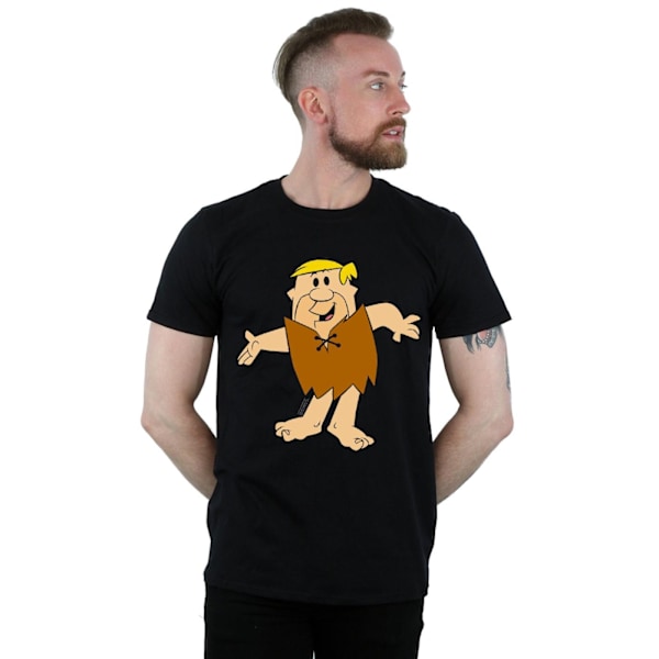 The Flintstones Herr Barney Rubble Klassisk Pose T-shirt S Svart Black S