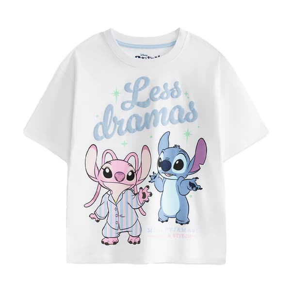 Lilo & Stitch Flickor Mindre Dramas Kort Pyjamasset (2-pack) 9- Multicoloured Print 9-10 Years
