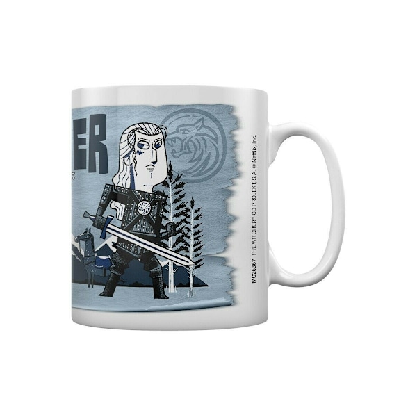 The Witcher Illustrerad Äventyrsmugg En Storlek Blå/Svart Blue/Black One Size