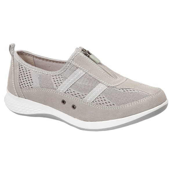 Boulevard Dam/Dam Suede/Textil Skor 3 UK Grå Grey 3 UK