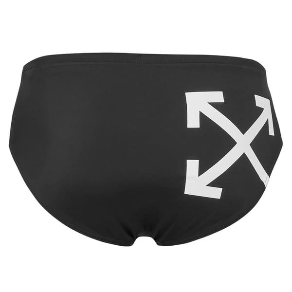 Off White Herr Arrow Logotyp Regular Badbyxor XS Svart Black/White XS