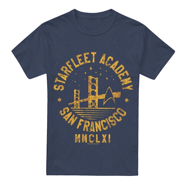Star Trek Unisex Vuxen Bridge Collegiate T-Shirt M Marinblå Navy M