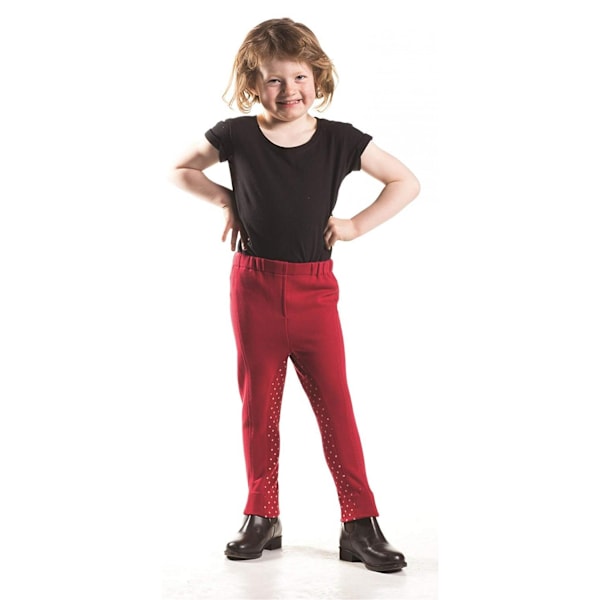 HyPERFORMANCE Barn/Barn Dotty Jodhpurs X X Large Röd/Champ Red/Champagne Polka Dots X X Large