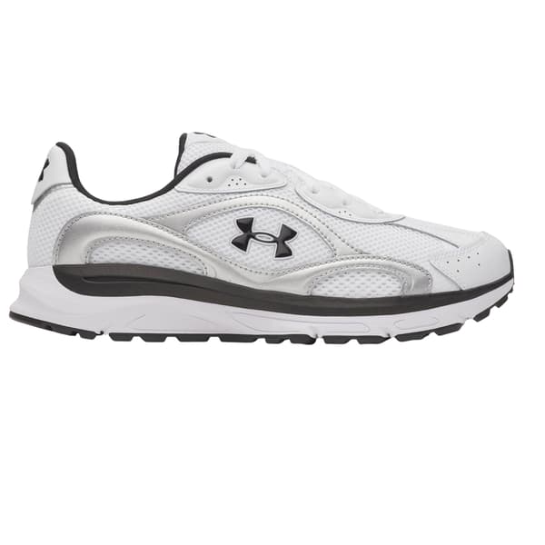 Under Armour Herr Tech Athletic Lädersneakers 11 UK Vit/Si White/Silver/Black 11 UK