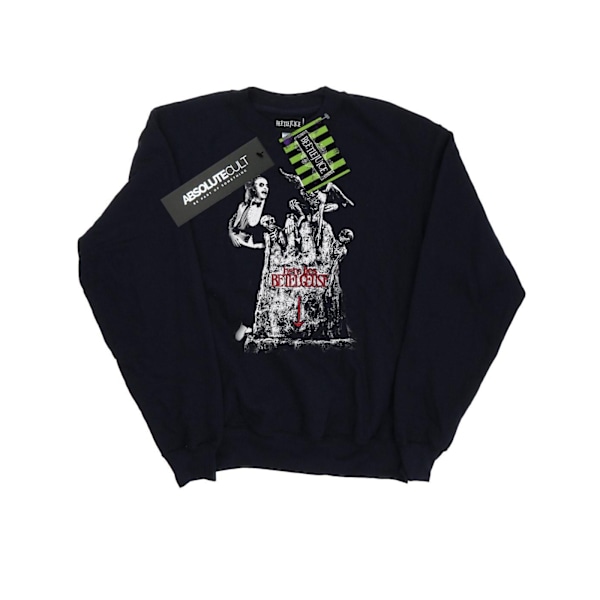 Beetlejuice Dam/Damer Graveyard Pose Sweatshirt M Svart Black M