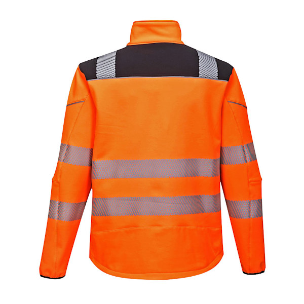 Portwest Herr PW3 Varseljacka Softshell 4XL Orange/Sv Orange/Black 4XL