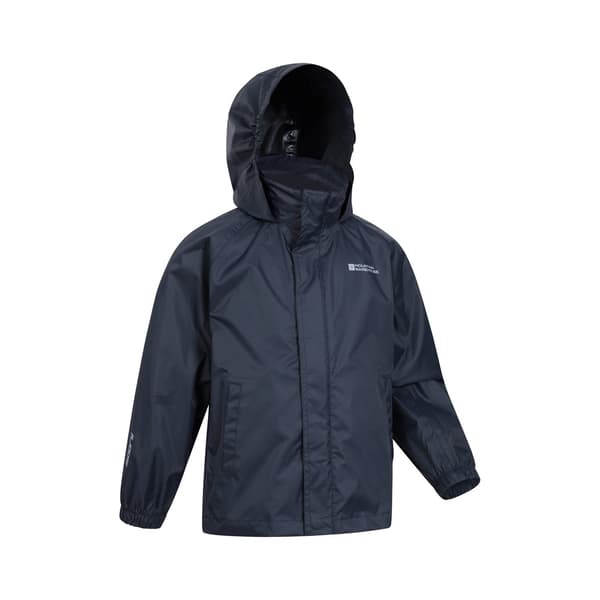 Mountain Warehouse Barn/Barn Pakka II Vattentät Jacka 2- Dark Blue 2-3 Years