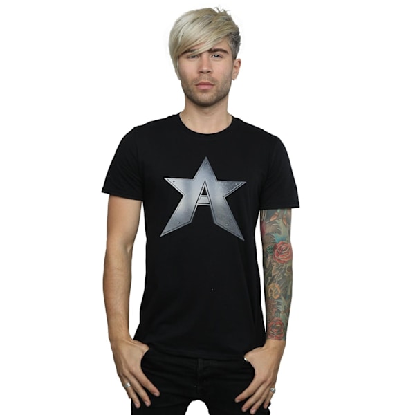 Marvel Herr The Falcon And The Winter Soldier A Star T-Shirt XX Black XXL