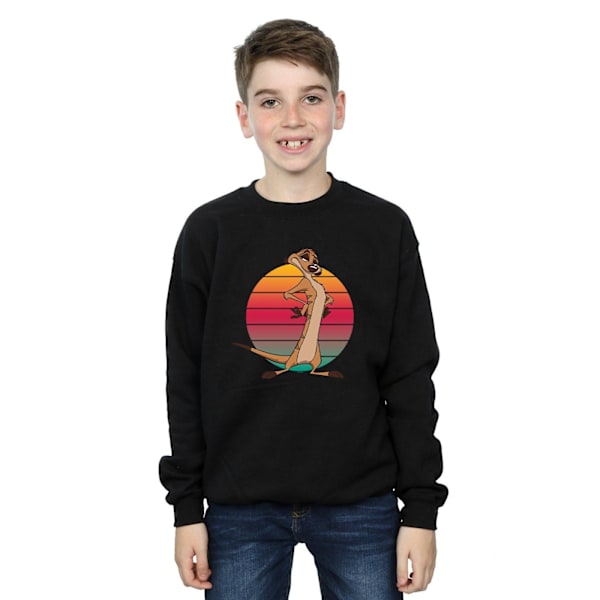 Disney Boys The Lion King Timon Sunset Sweatshirt 12-13 år B Black 12-13 Years