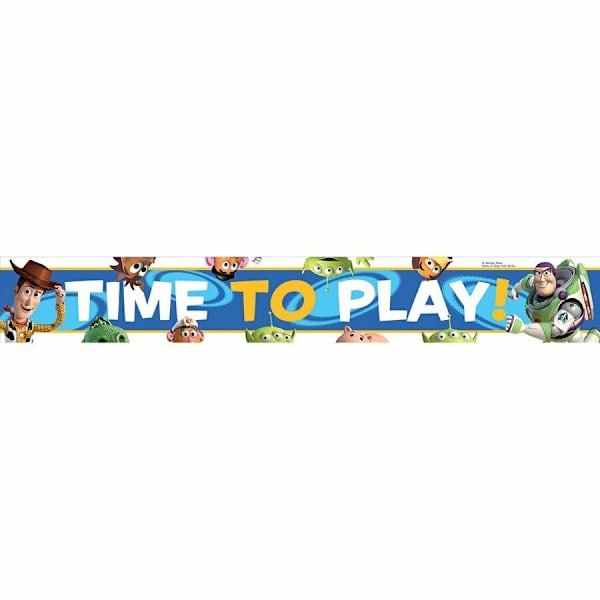 Toy Story 3 Time To Play Banner (3-pack) En Storlek Flerfärgad Multicoloured One Size