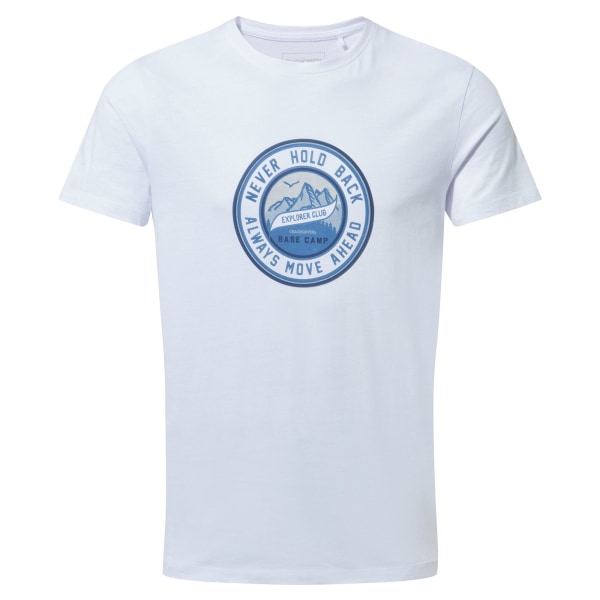 Craghoppers Mightie Logo T-shirt S Optic White för män Optic White S