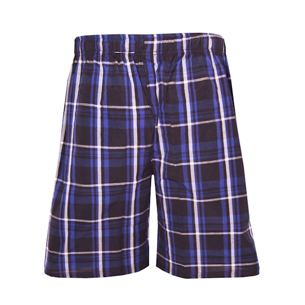 Cargo Bay Herr Woven Checked Lounge Shorts S Royal Check Royal Check S