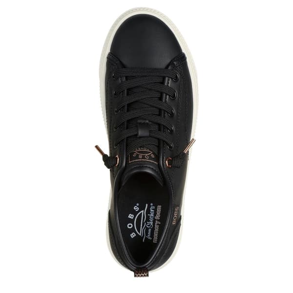 Skechers Bobs Copa Platåsneakers för dam, Svart, UK 2 Black 2 UK
